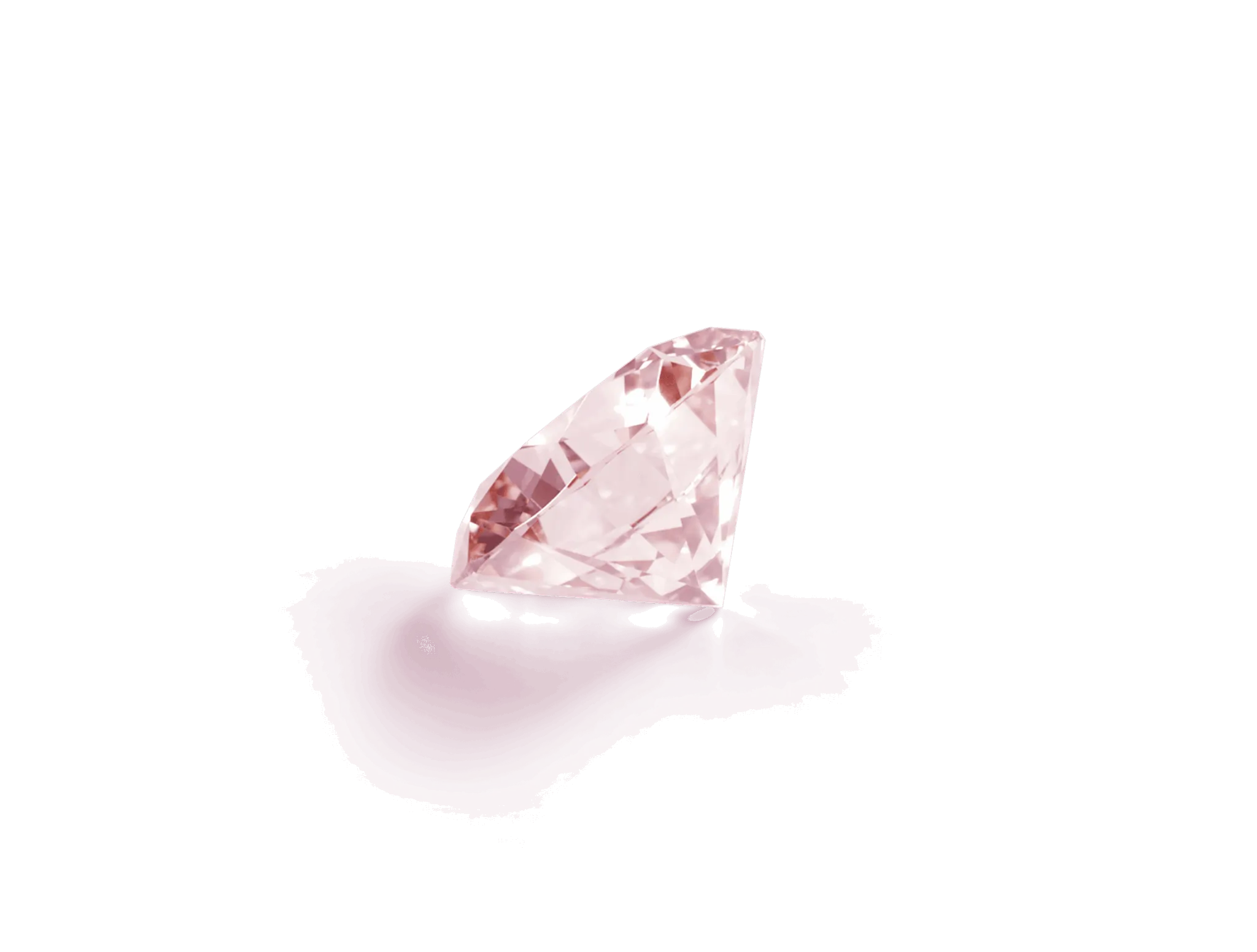 Lab-Grown Loose 2ct. Round Brilliant Diamond | Pink