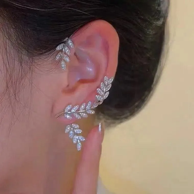 Laurel Leaf Ear Cuff Earring