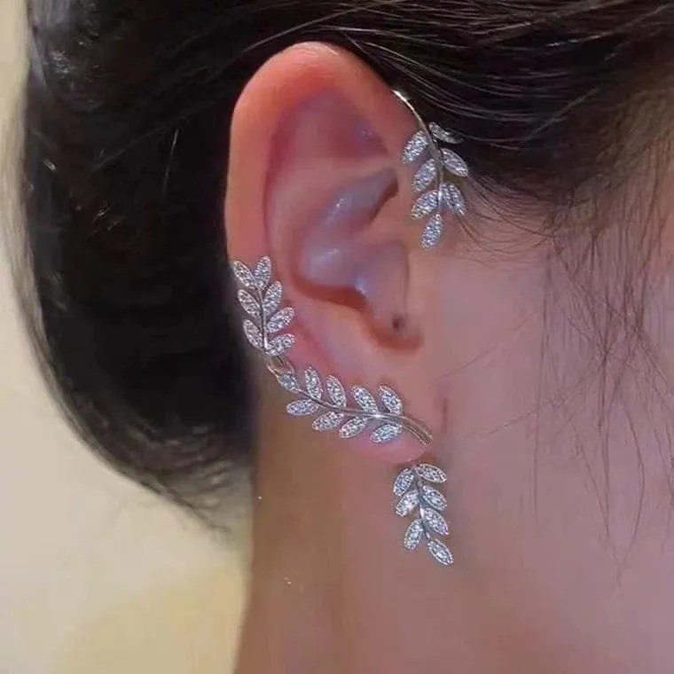 Laurel Leaf Ear Cuff Earring