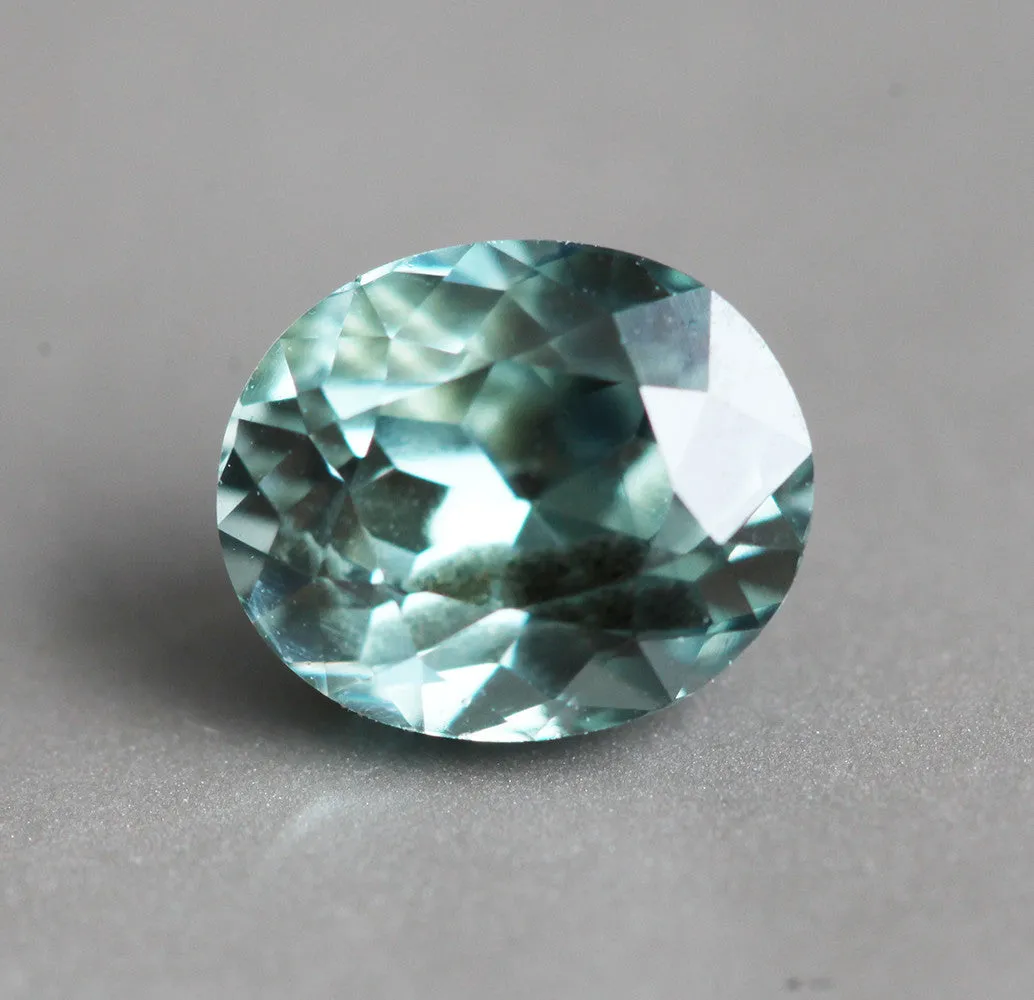 Loose 1.64 Ct Oval Teal Sapphire