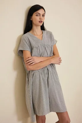 Loose Boxy Stripe Dress