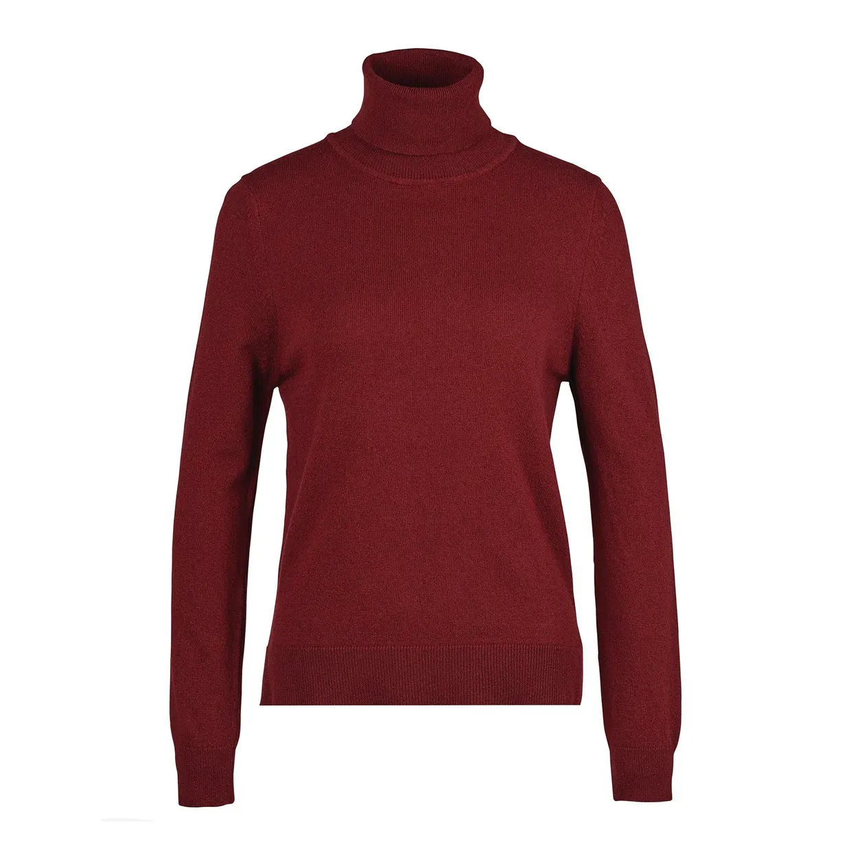 Maglione Donna Barbour Pendle Roll Bordeaux