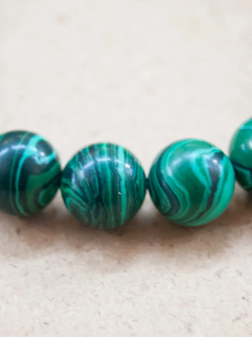 Malachite Mala Bracelet