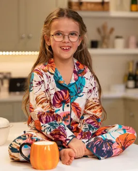 Maple Girls Pumpkin Patch Print Pyjama Set