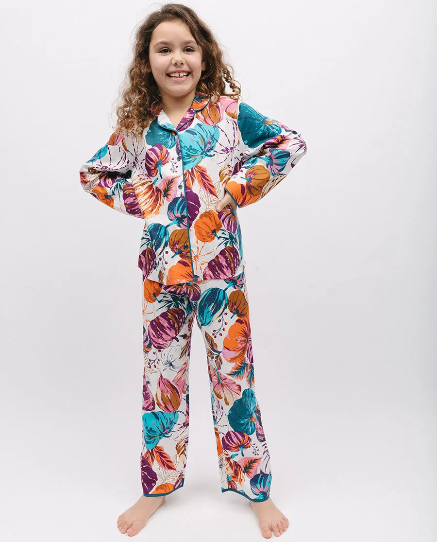 Maple Girls Pumpkin Patch Print Pyjama Set