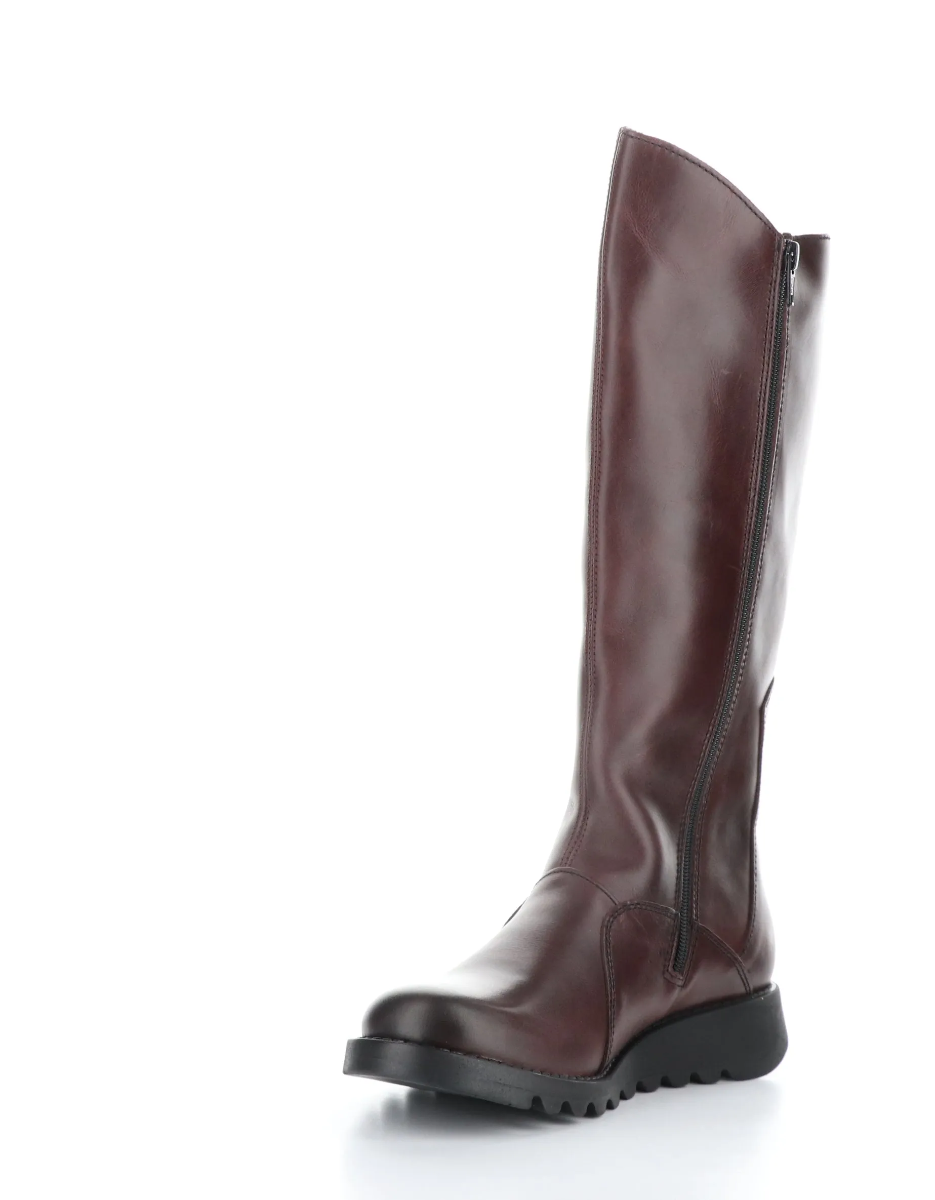 MOL912FLY 025 WINE Round Toe Boots