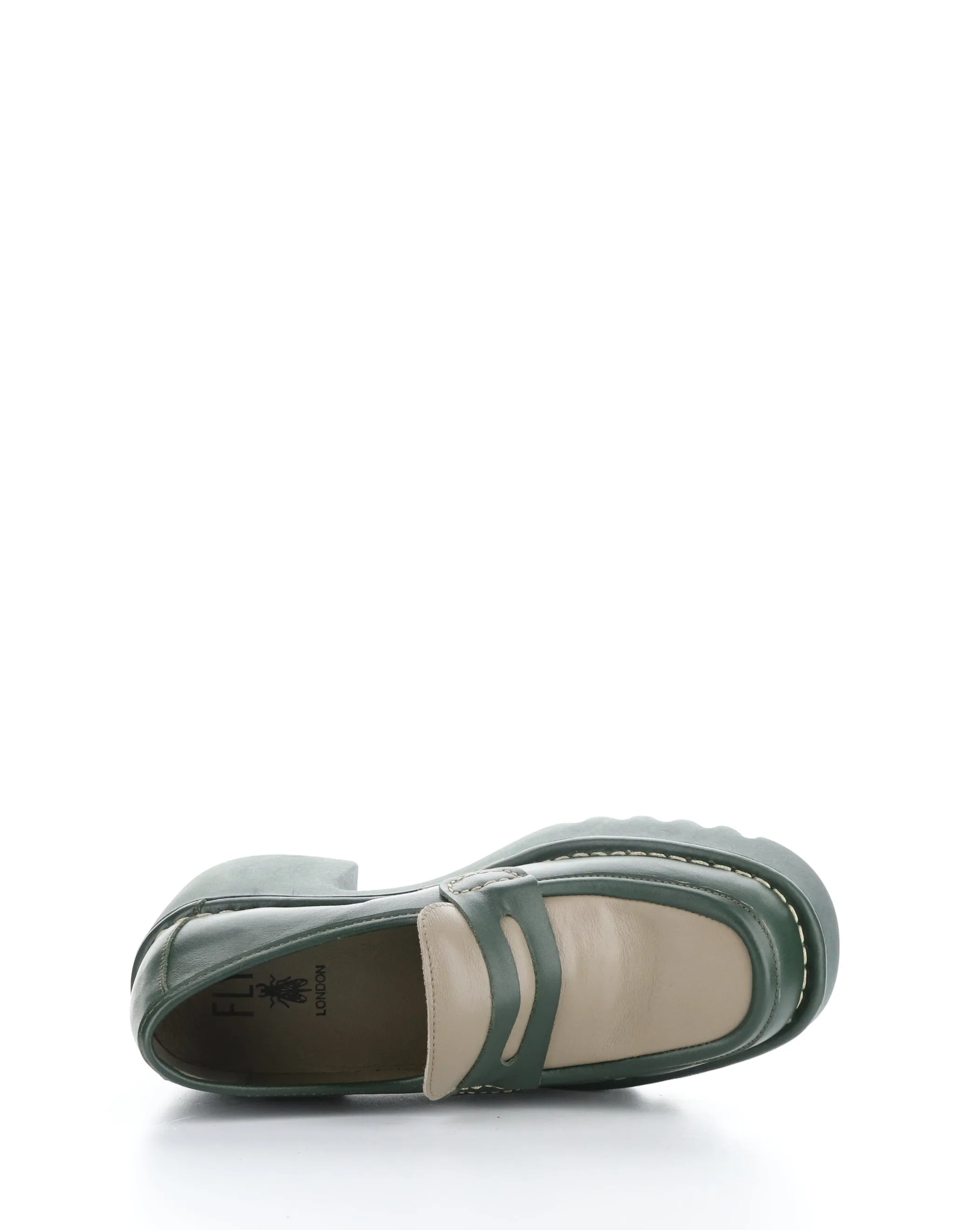 MULY252FLY 004 DK GREEN/TAUPE Slip-on Shoes