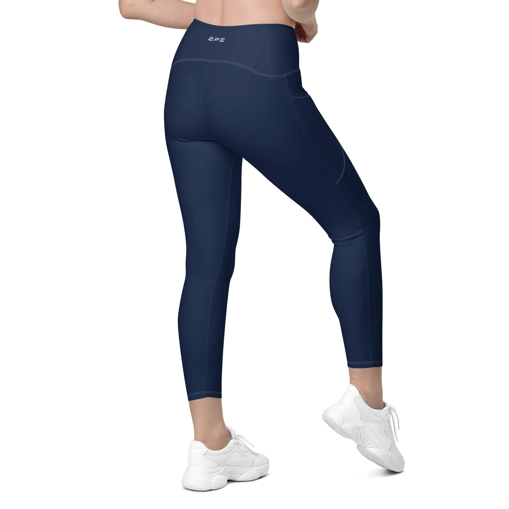 Navy Leggings with pockets