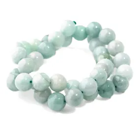 New Burma Jade 10mm Round - 15-16 Inch