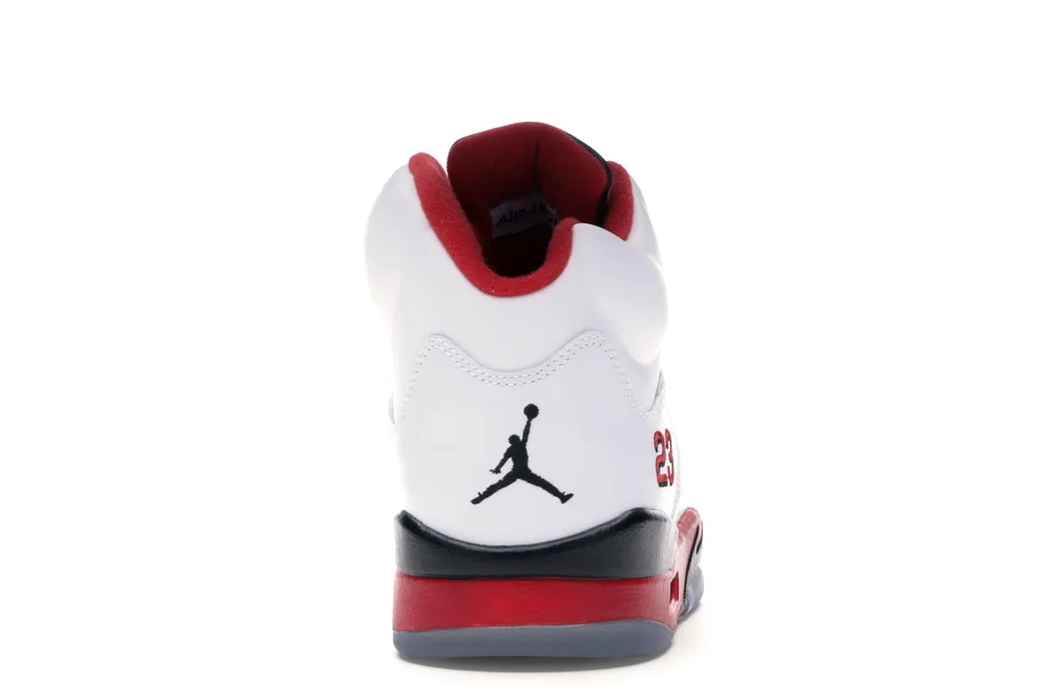 Nike Air Jordan Retro 5 "Fire Red Black Tongue"