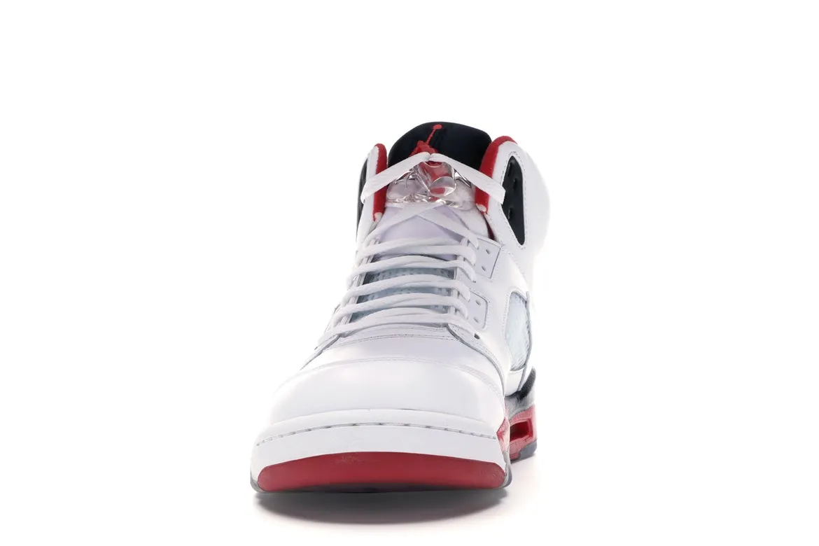 Nike Air Jordan Retro 5 "Fire Red Black Tongue"