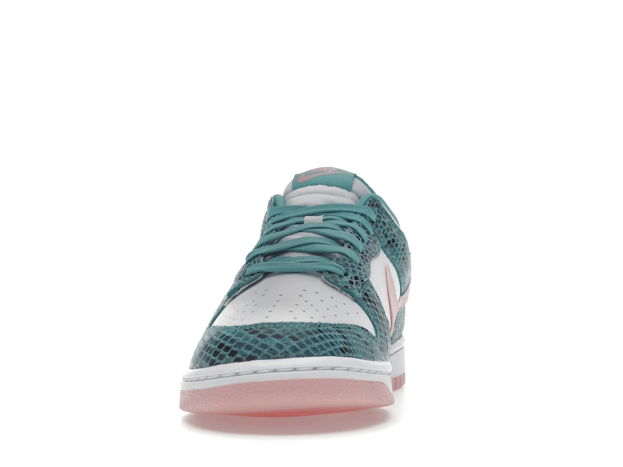 Nike Dunk Low Snakeskin Washed Teal Bleached Coral