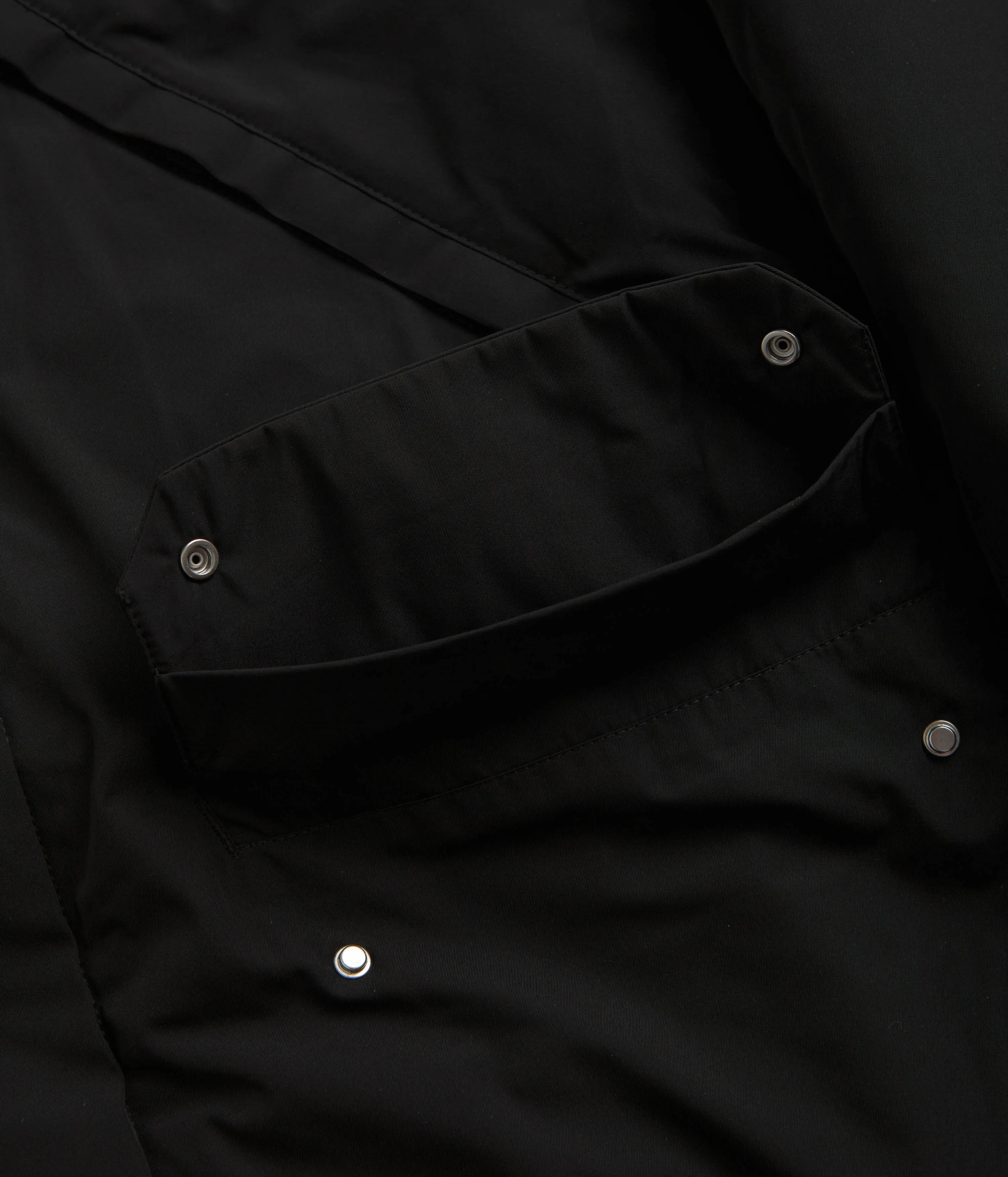 Norse Projects Stavanger Military Nylon Parka - Black