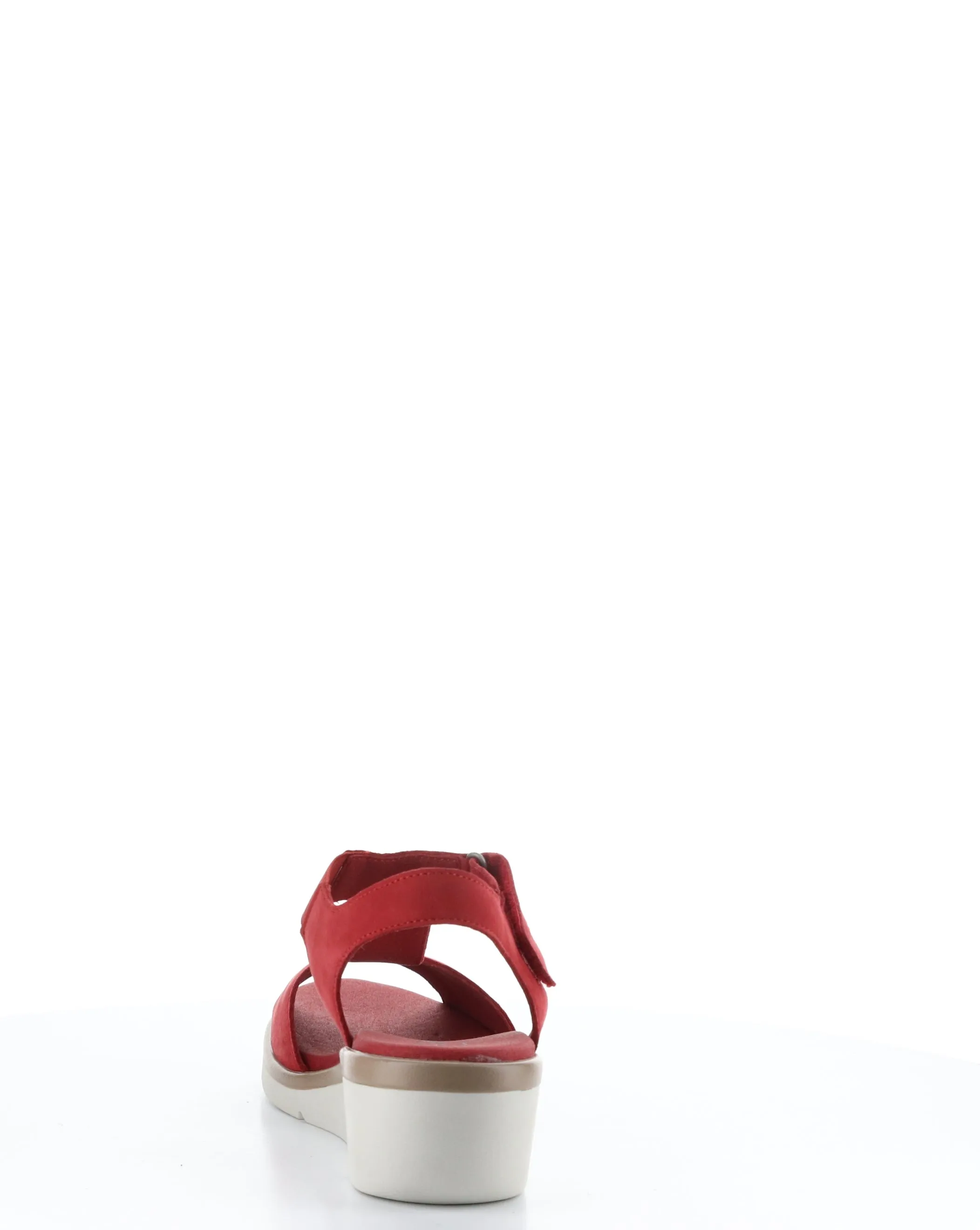 NOVA932FLY 003 LIPSTICK RED Velcro Sandals