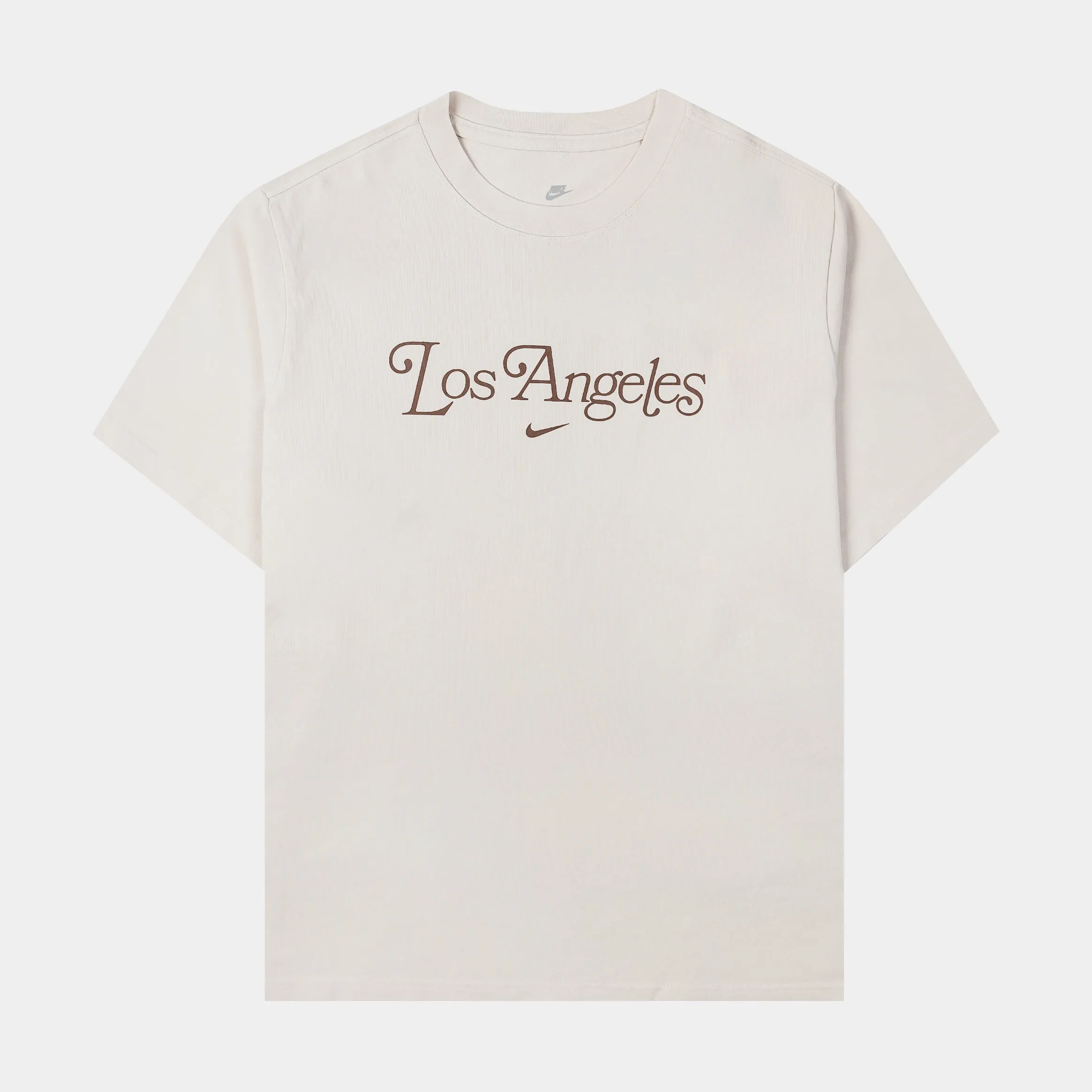 NSW Los Angeles Womens Short Sleeve Shirt (Beige/Brown)