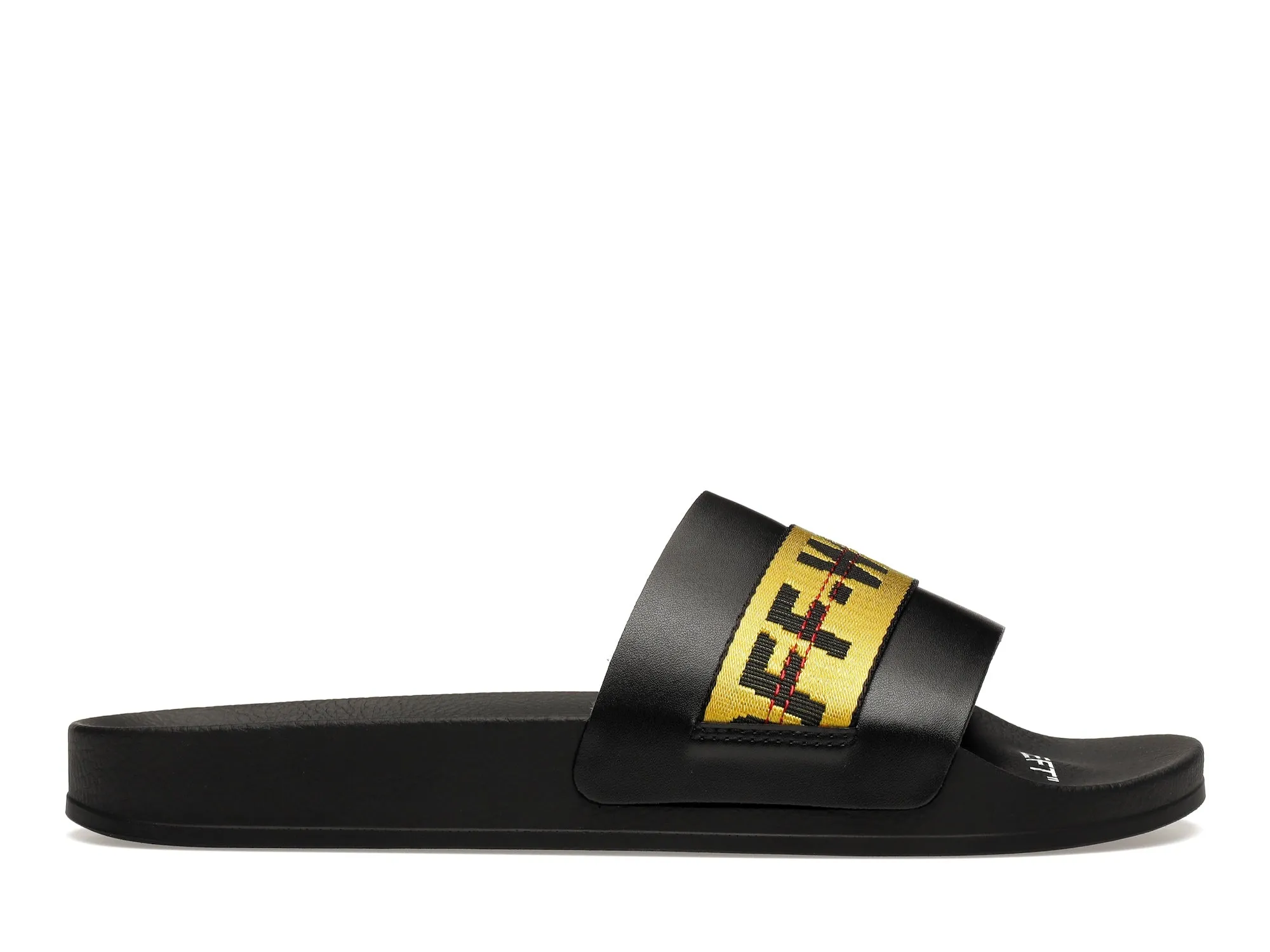 OFF-WHITE Industrial Belt Slides Black Yellow