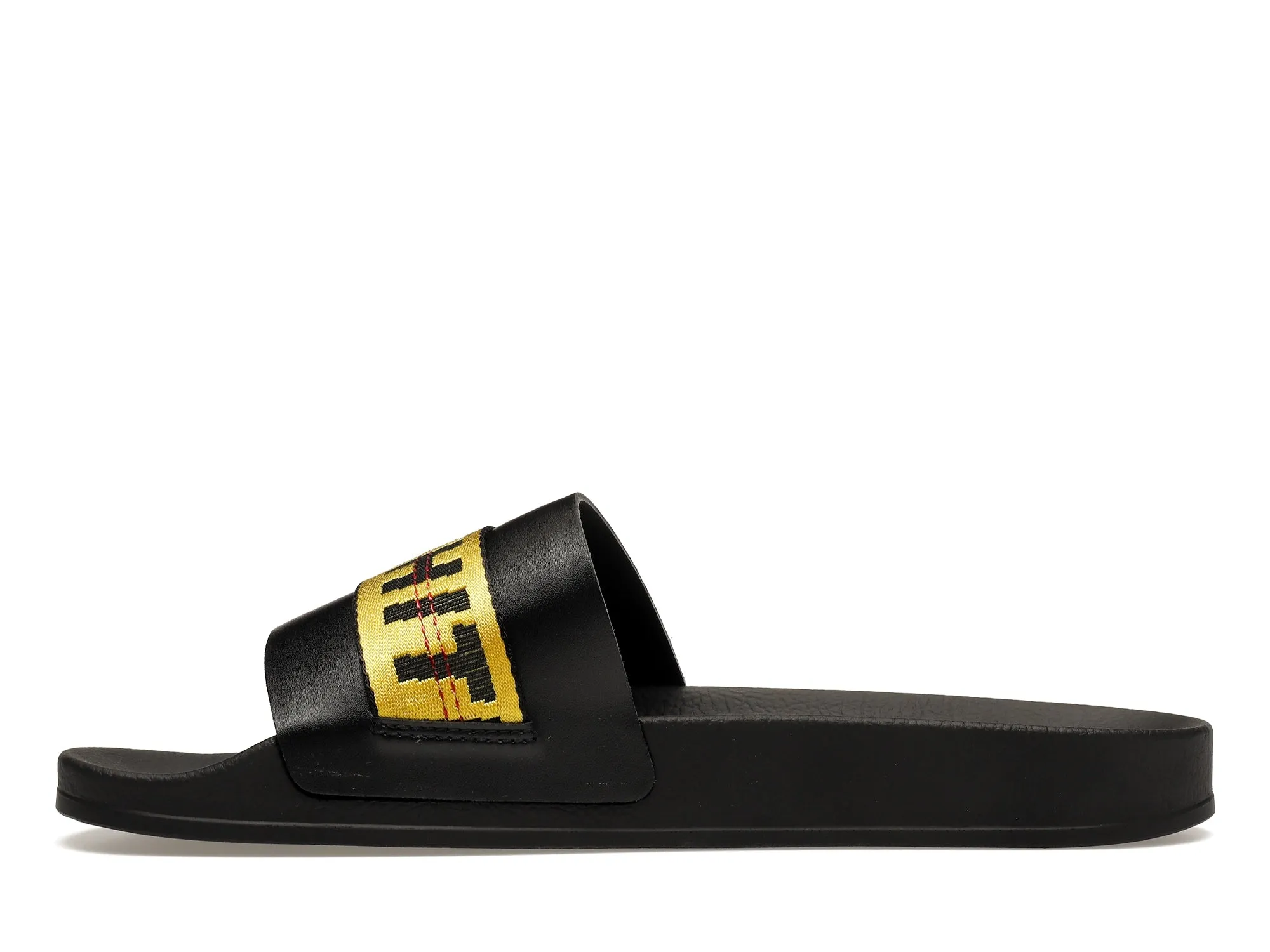 OFF-WHITE Industrial Belt Slides Black Yellow