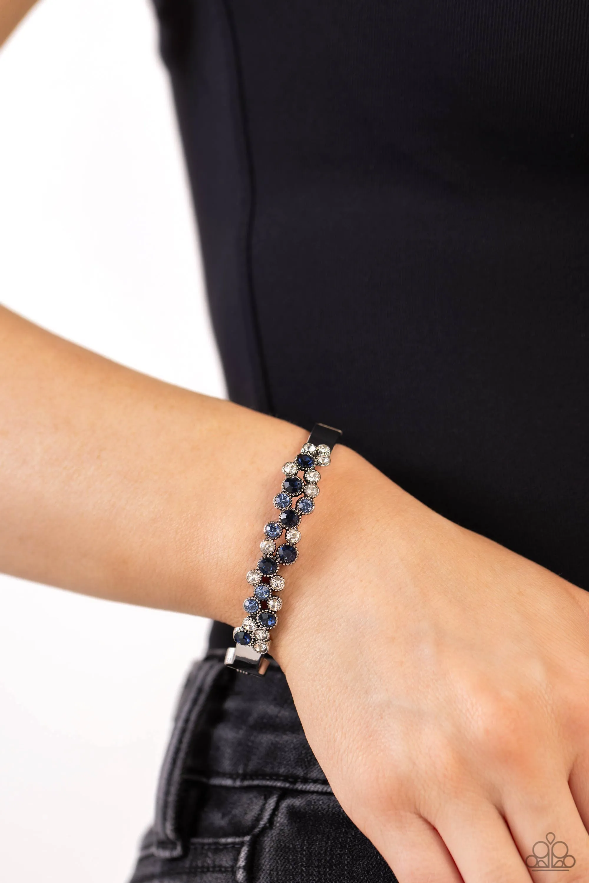 Paparazzi Big City Bling Blue Bracelet