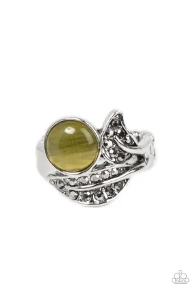 Paparazzi Cat’s Eye Candy Green Ring