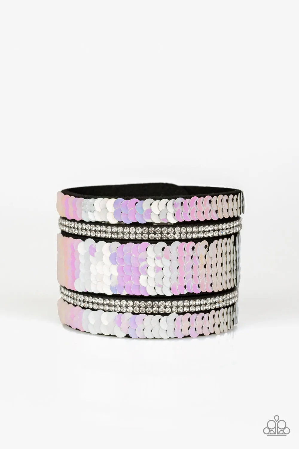 Paparazzi MERMAID Service White Wrap Bracelet