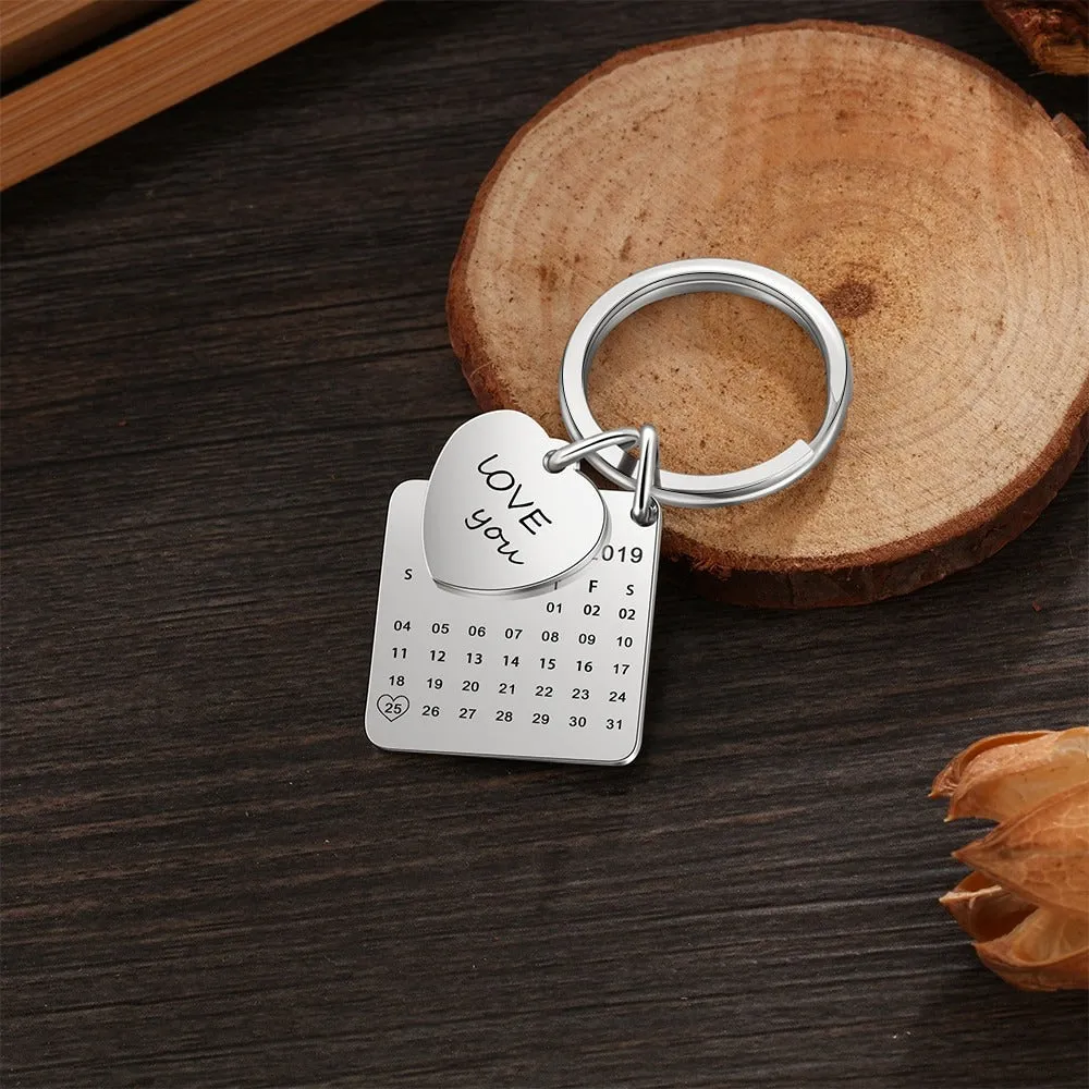 Personalized Engraving Keychain For Women