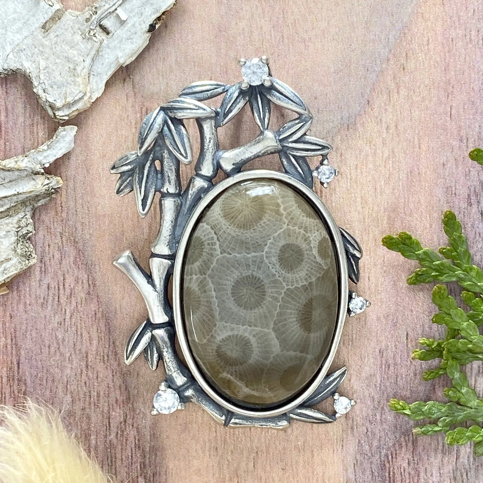 Petoskey Stone Pendant