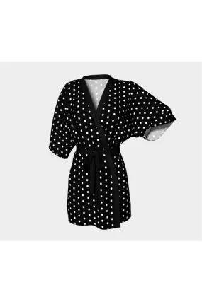 Polka Dot Kimono Robe