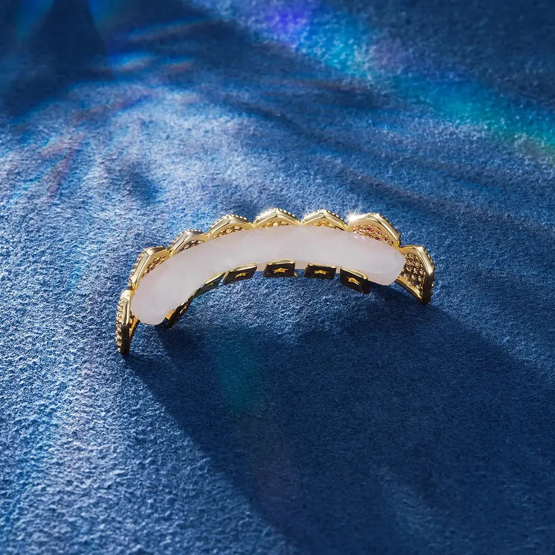 Pre-made Iced Out Bottom Grillz