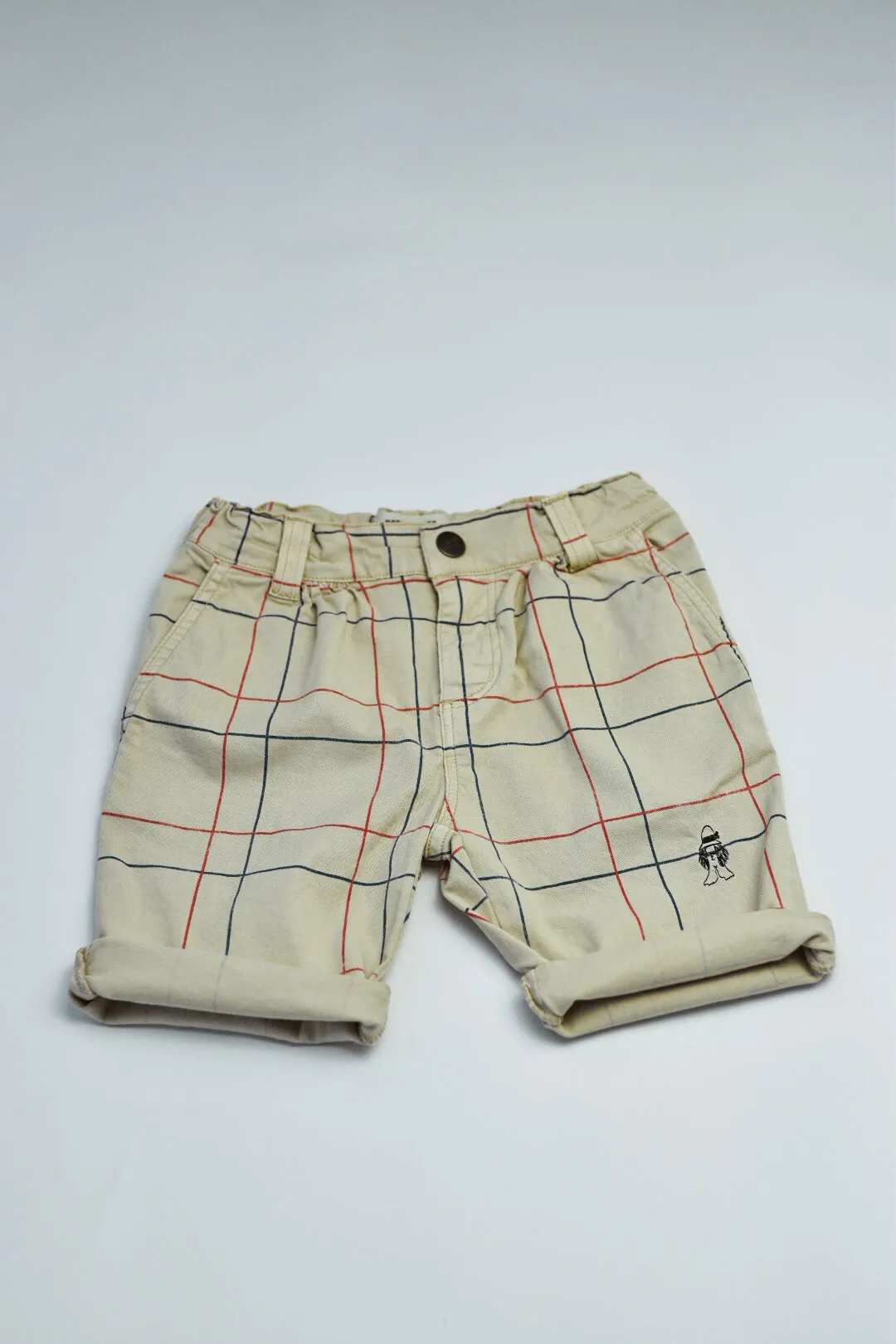 RE LOVED Bobo Choses check short size 4-5