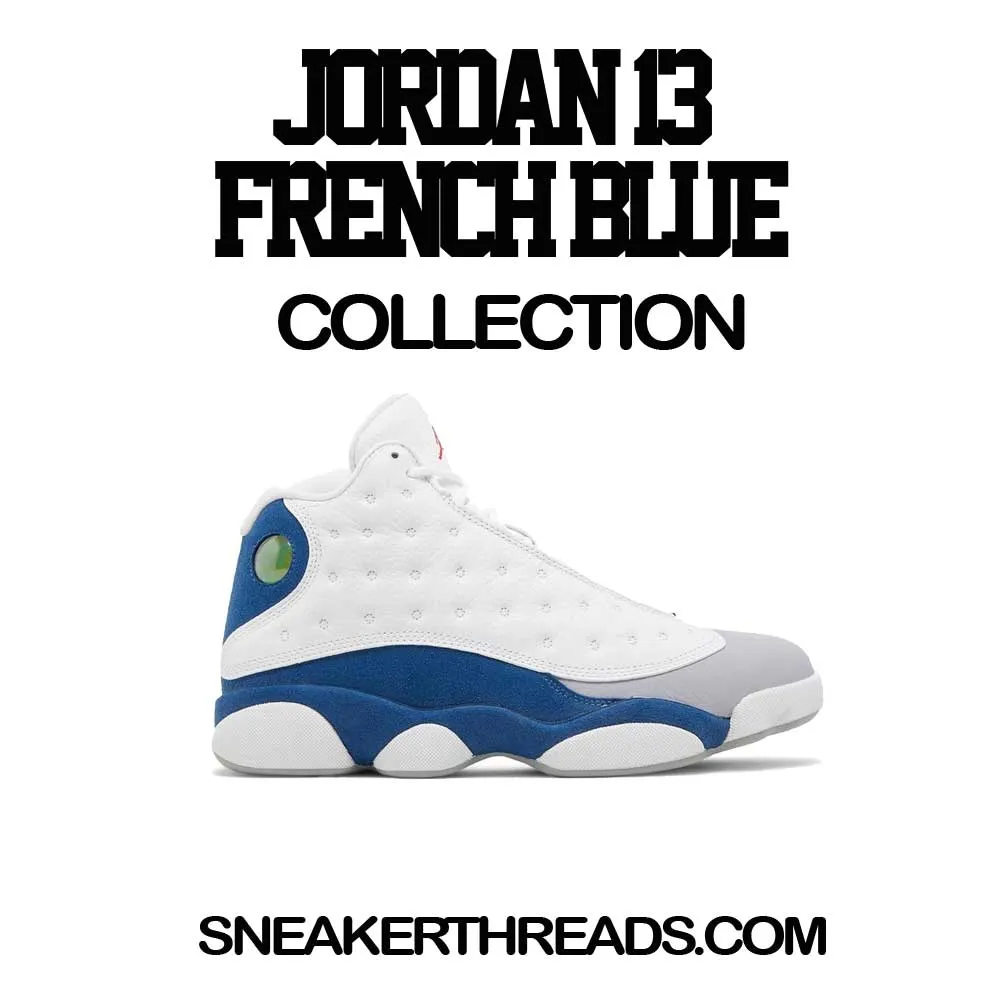 Retro 13 French Blue Cheers Bear Shirt