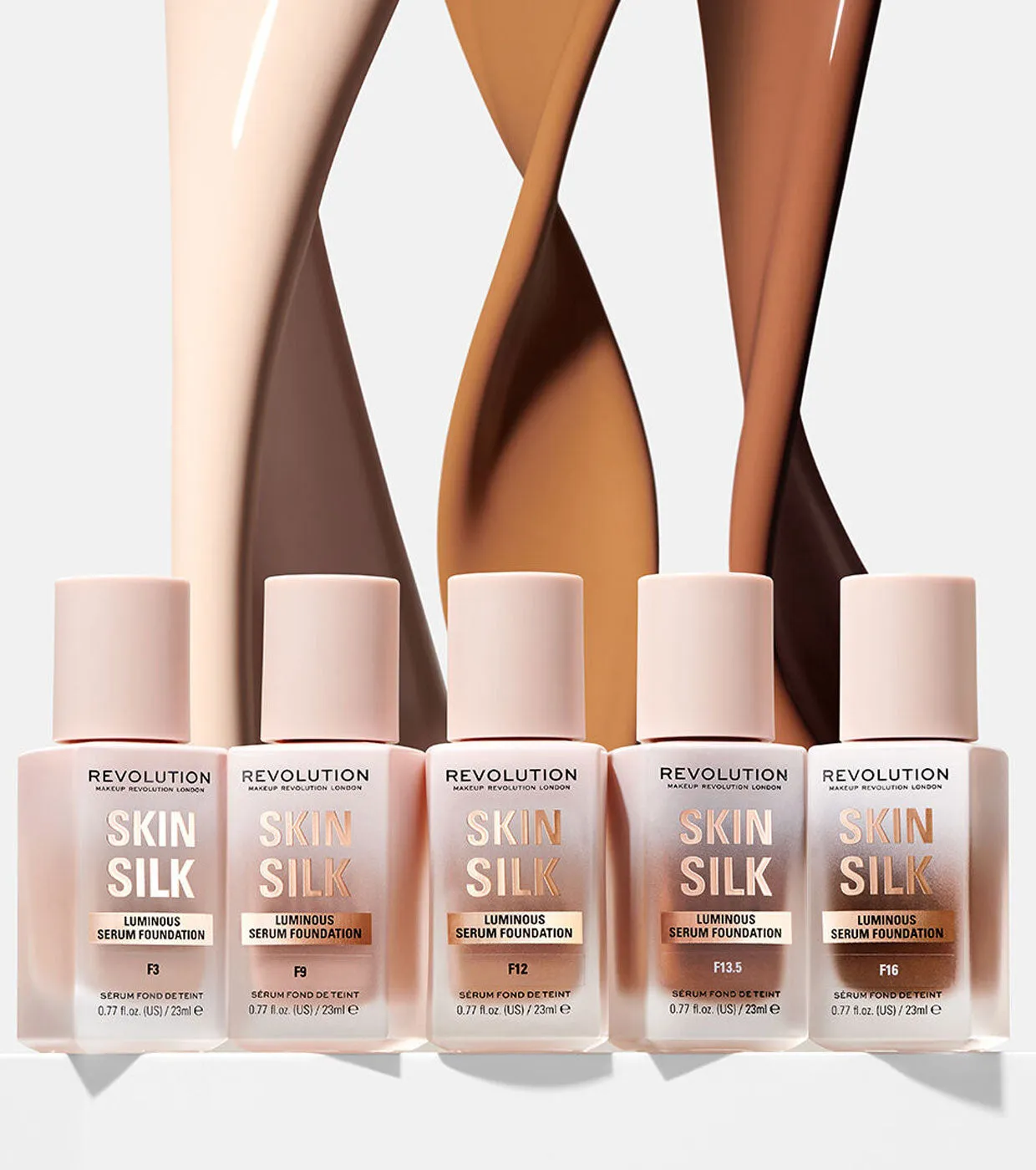 Revolution - Base de maquillaje Skin Silk Serum Foundation - F6