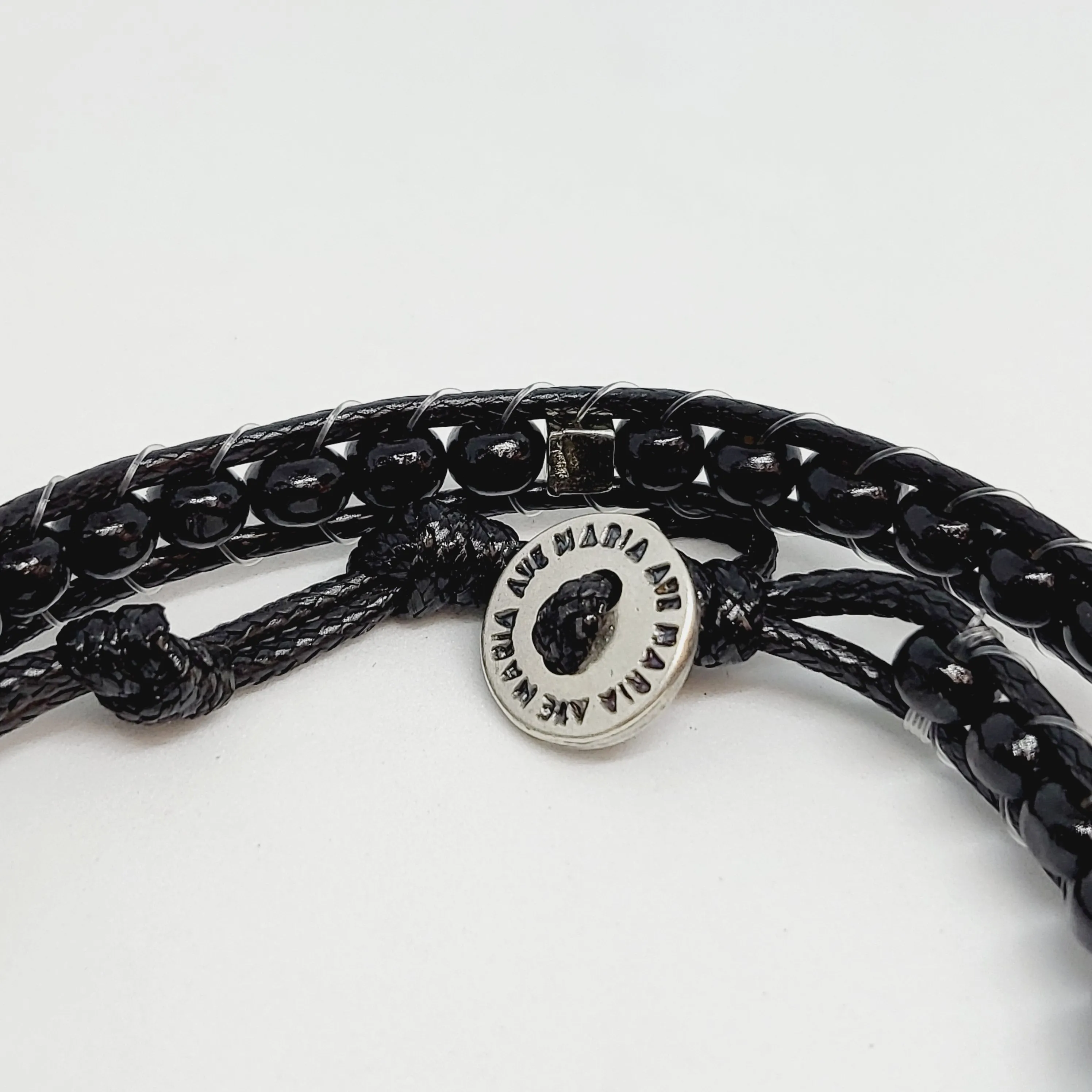 Rosary Bracelet [Black]