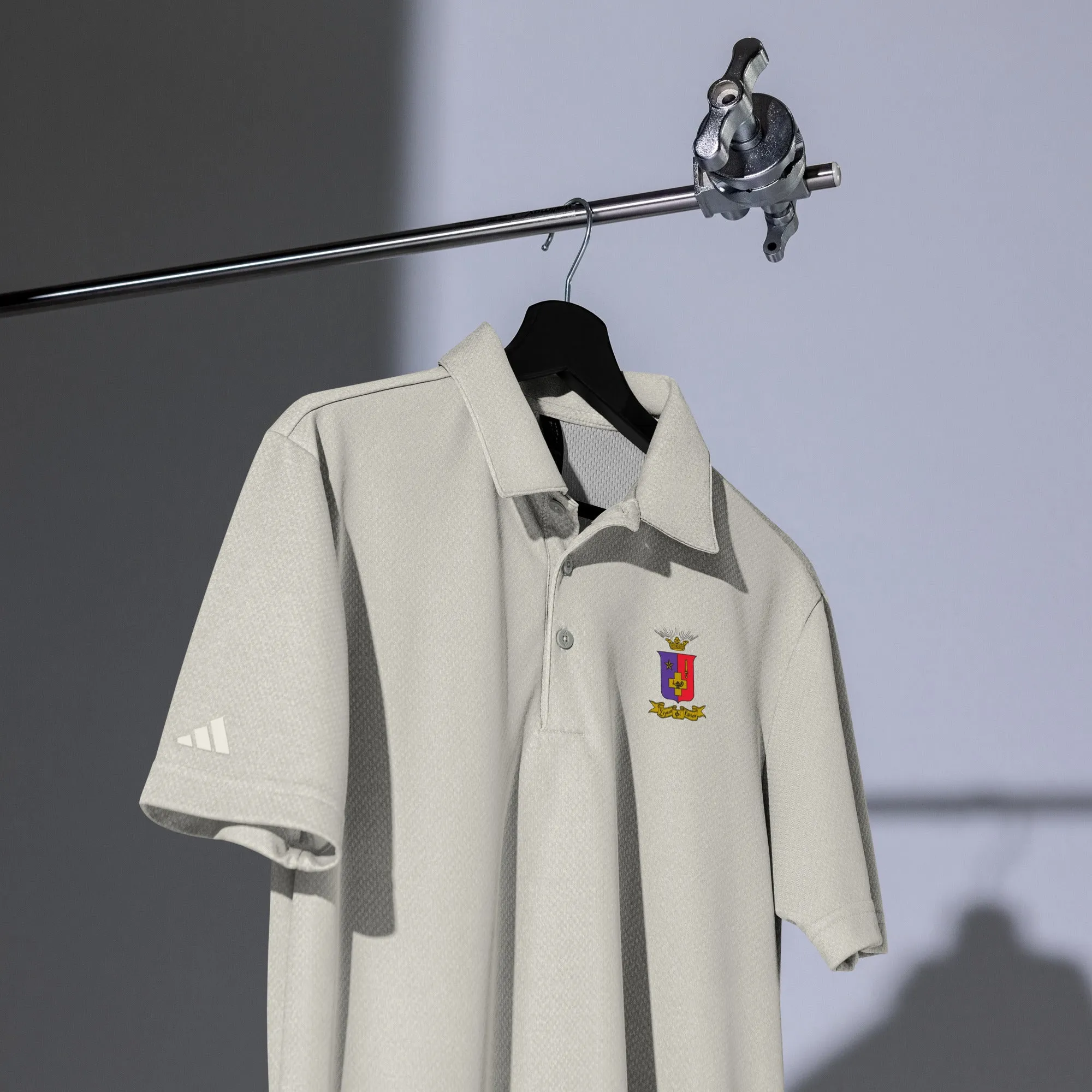 SigEp Crest Space Dyed Polo by Adidas