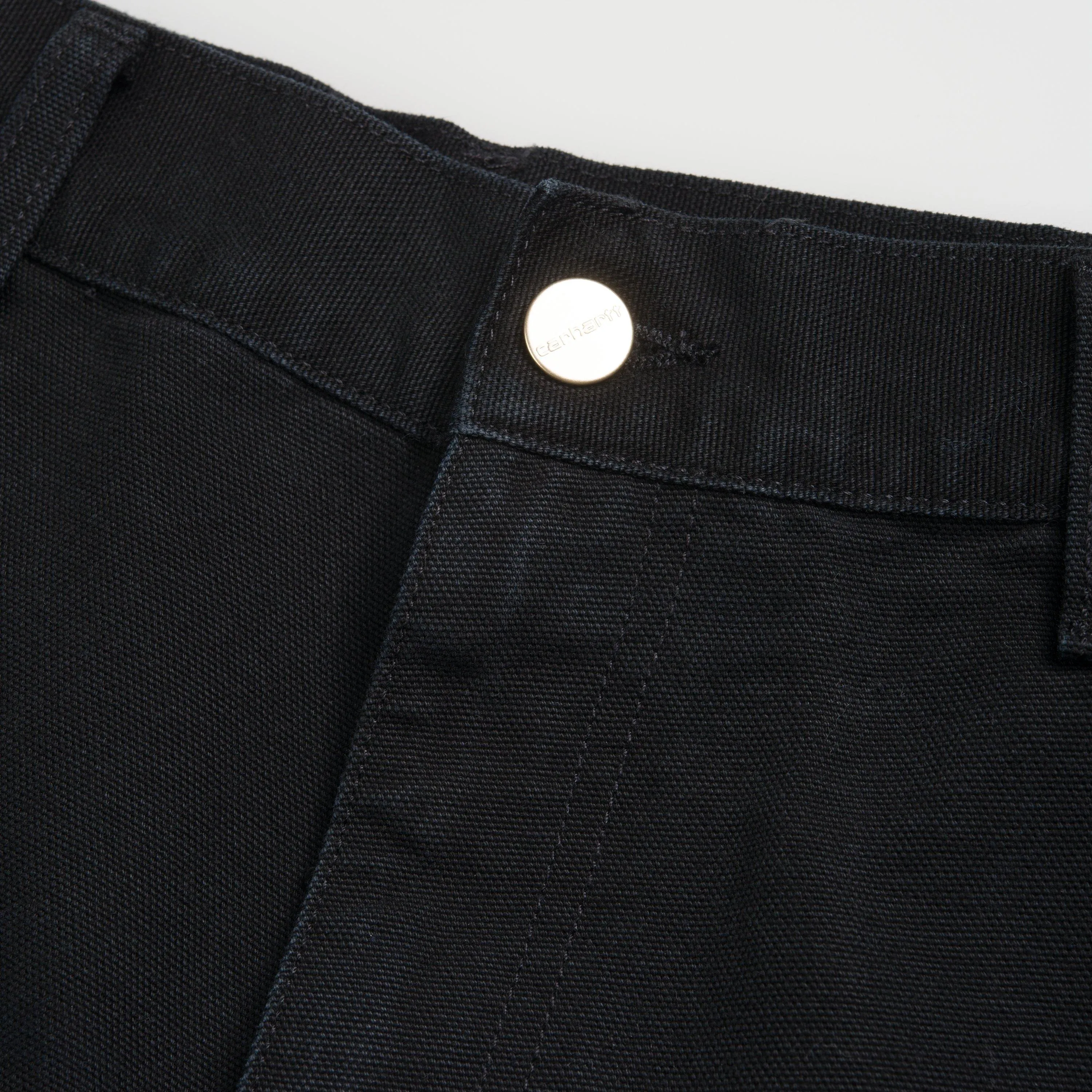 Single Knee Short | Black (aged canvas)