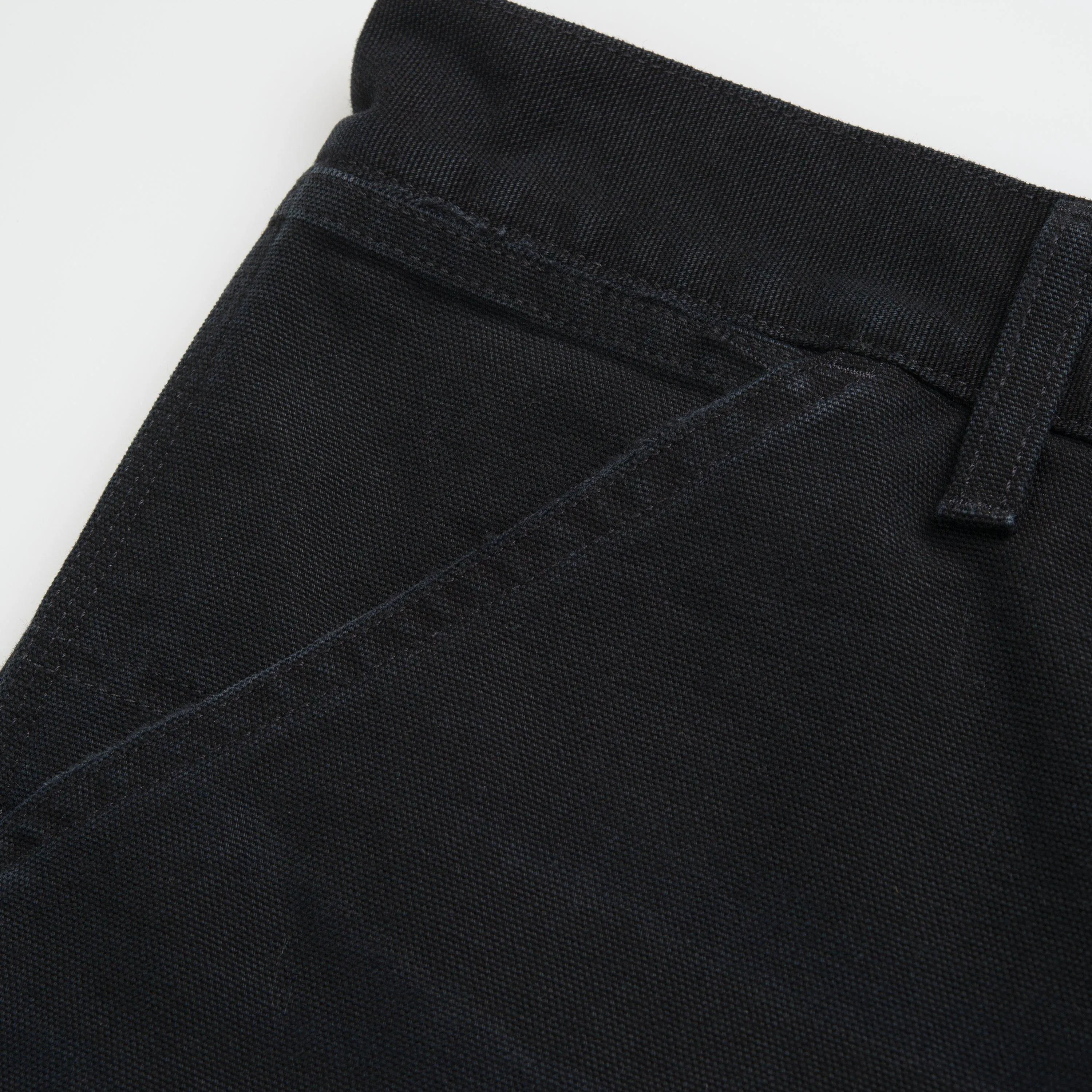 Single Knee Short | Black (aged canvas)