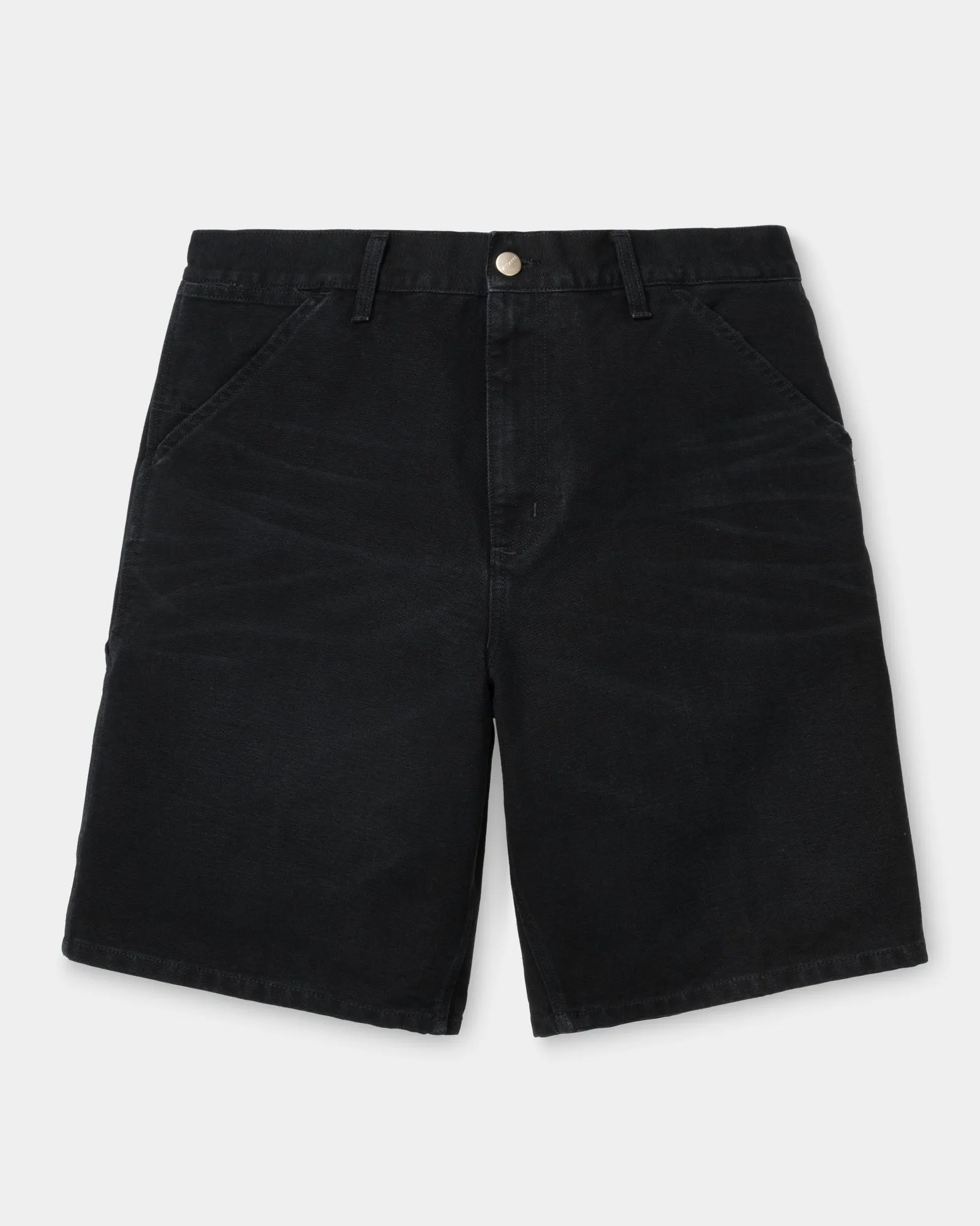 Single Knee Short | Black (aged canvas)