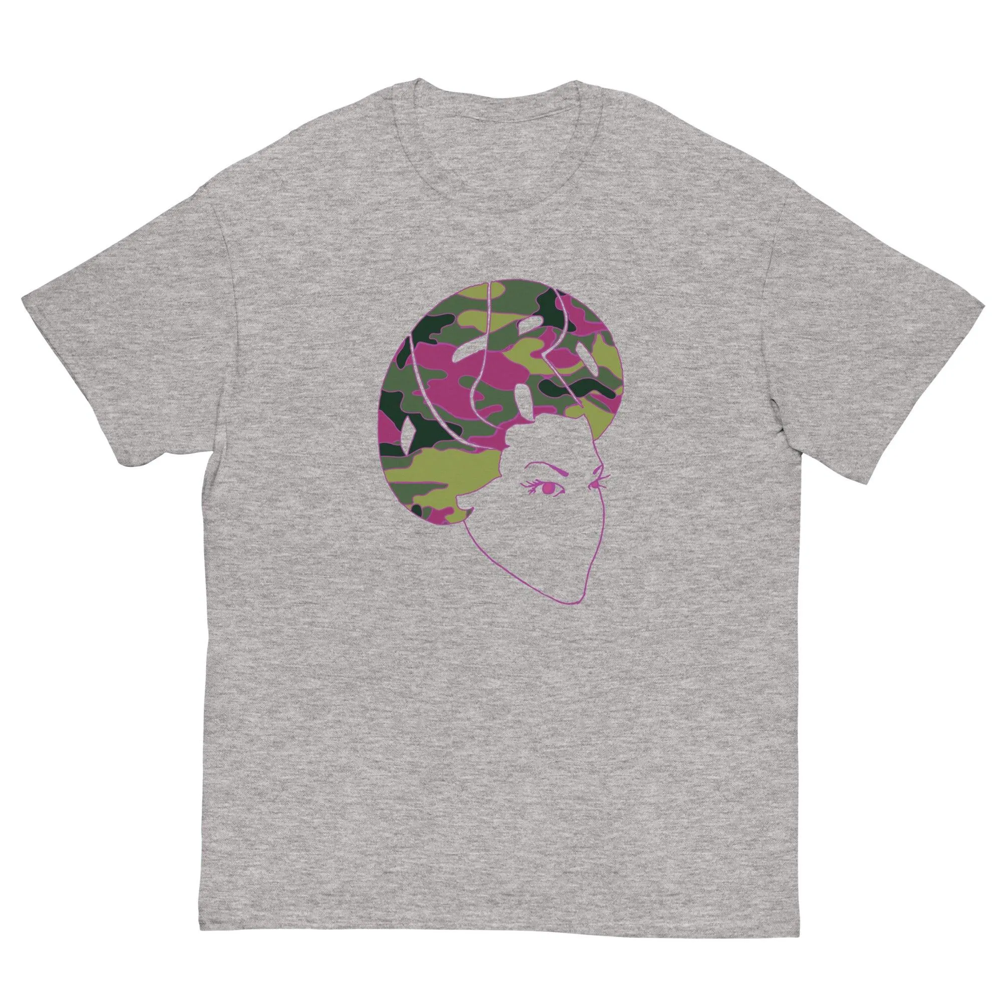 Sistah Fro Camo Pink Tshirt