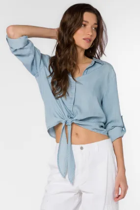 Solange Sky Blue Top