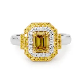 Sunrise Yellow Diamond Ring