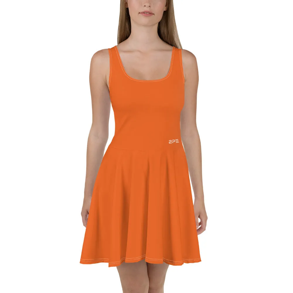 Sunset Orange Travel Dress