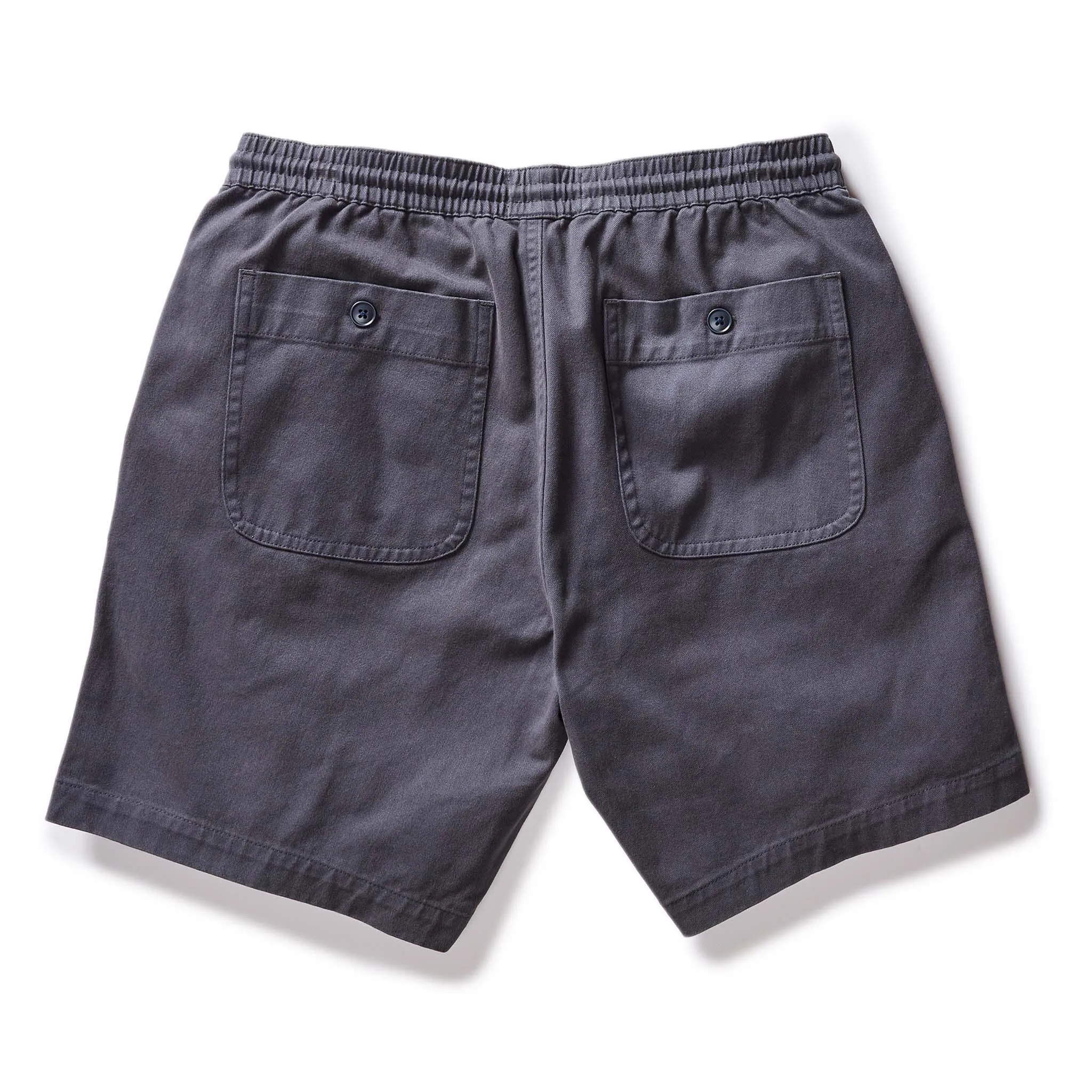 The Apres Short in Organic Dark Blue Foundation Twill