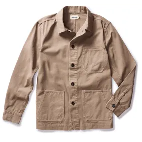 The Ojai Jacket in Organic Dried Earth Foundation Twill