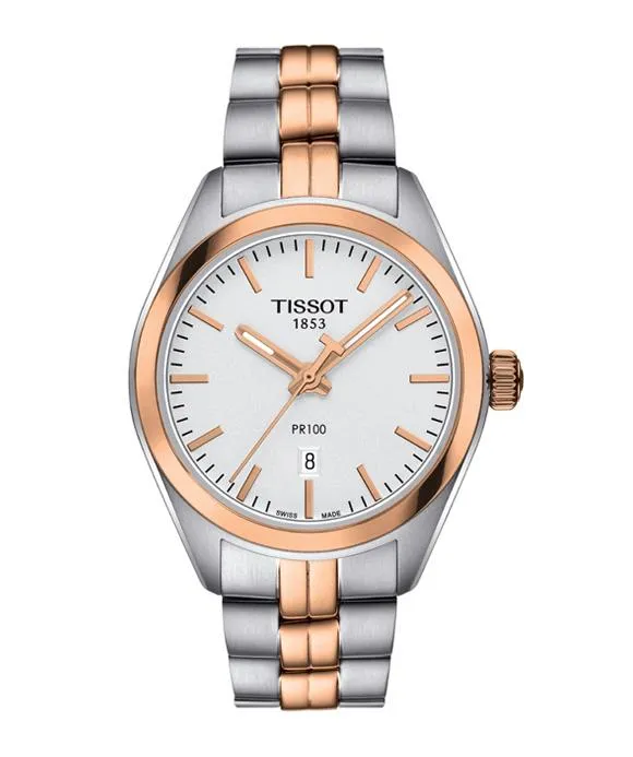 Tissot PR 100 Lady Two Tone Rose Gold