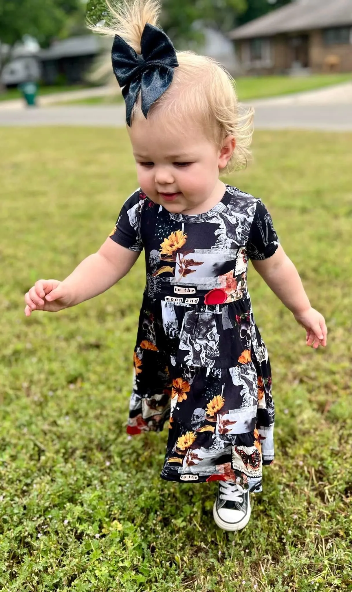 To The Moon & Back Tiered Twirl Dress