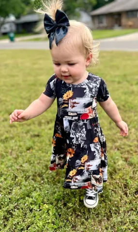 To The Moon & Back Tiered Twirl Dress