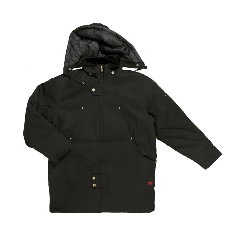 Tough Duck Men's Abraham Hydro Winter Work Parka WJ18 - BLACK