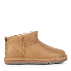 Ugg Mini Slant Nappa Leather Boots