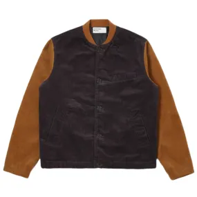 UNIVERSAL WORKS Newark Bomber In Licorice/Cumin Cord