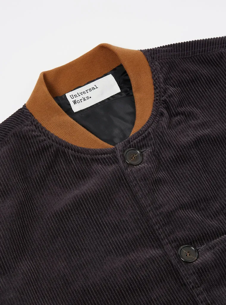 UNIVERSAL WORKS Newark Bomber In Licorice/Cumin Cord