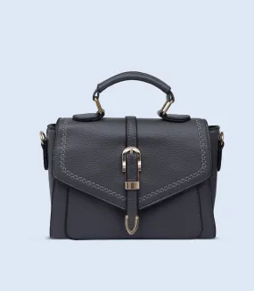 WB2760-GREY-Women Boxy Bag